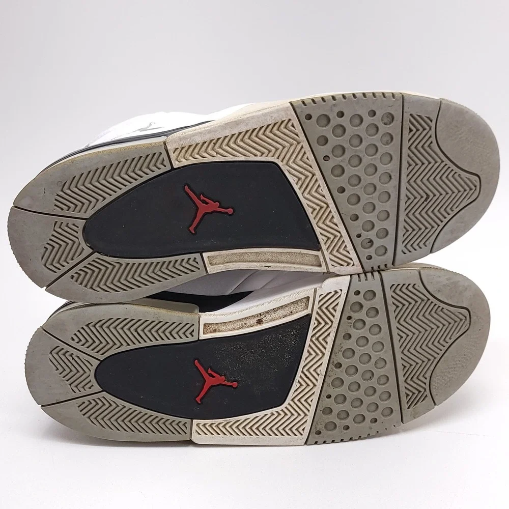 Nike Air Jordan Big Fund White Men's Leather Shoes BV6273-100 Size 10.5 Sneakers